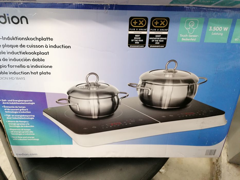 Przenośna kuchenka indukcyjna Medion 2 stanowiskowa