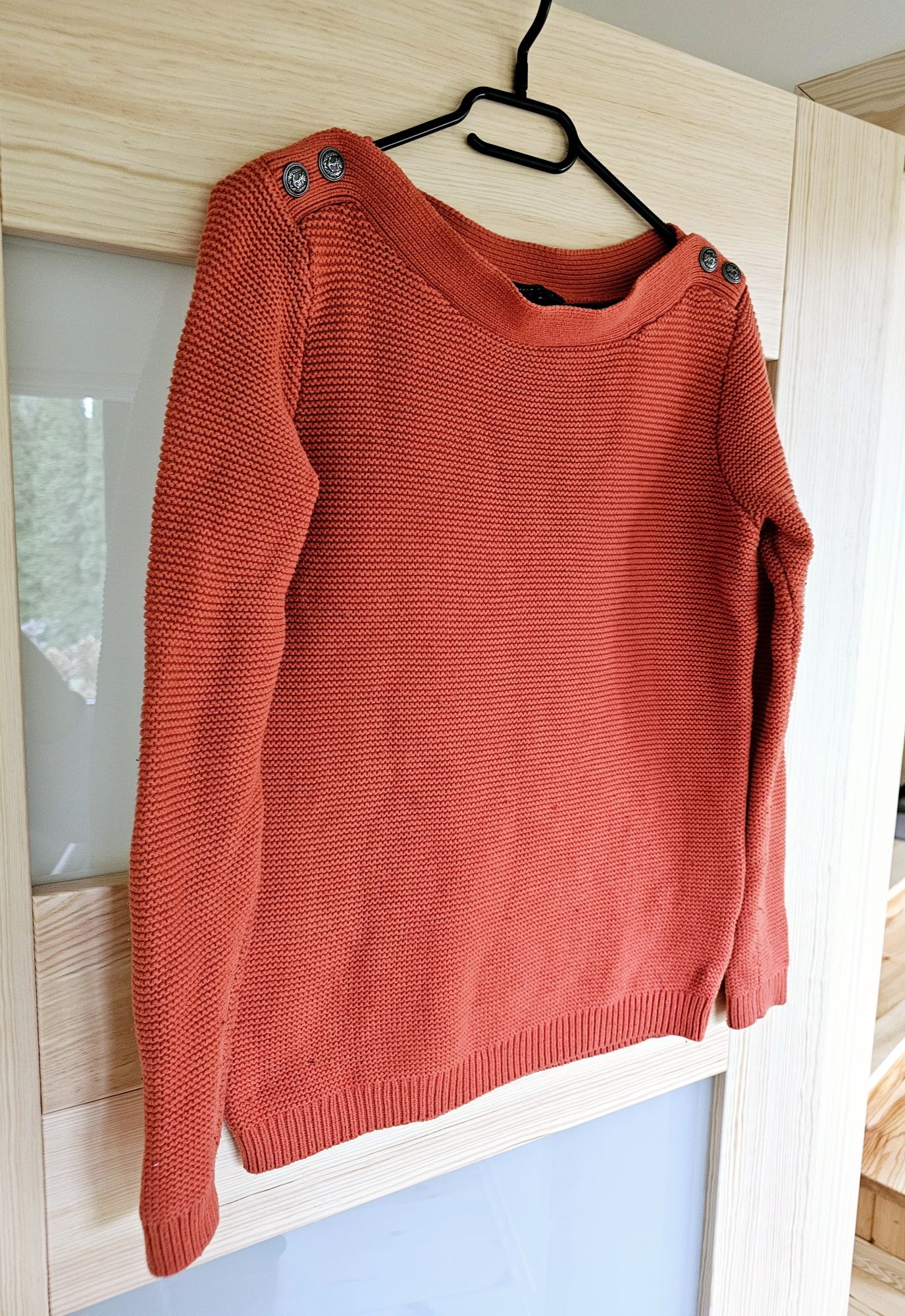 Pomarańczowy sweter Tommy Hilfiger m 38