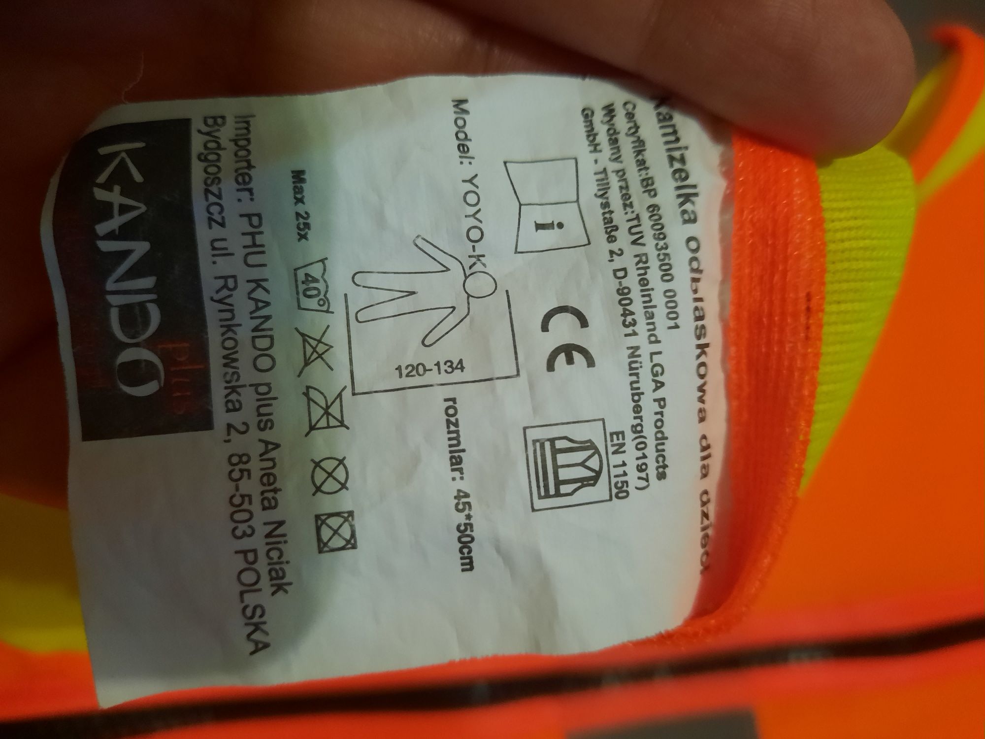 2 sztuki kamizelka odblaskowa