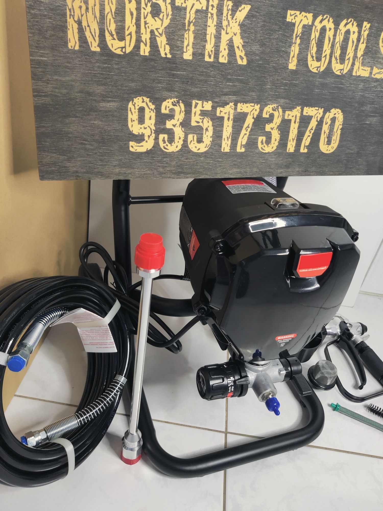 AirlessPro DP-X6 (8626 PLUS) com rodas. Garantia/assistência.