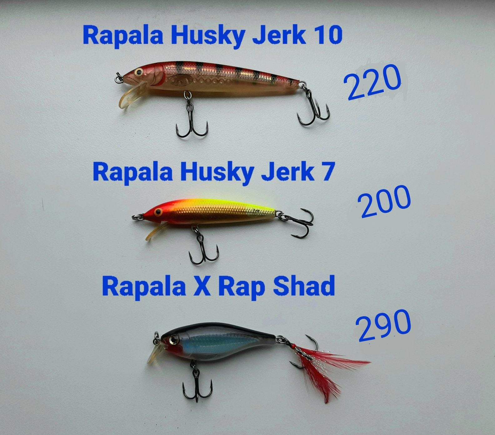 Воблери Rapala , YO-ZURI , Daiwa,  Salmo , Jaxon