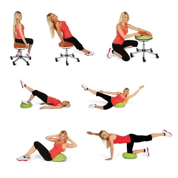 Krzesło dla zdrowych pleców HALF BALL!