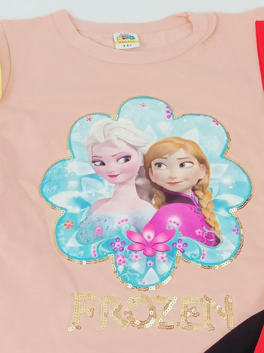 Komplet Frozen 3_4 lata nowy