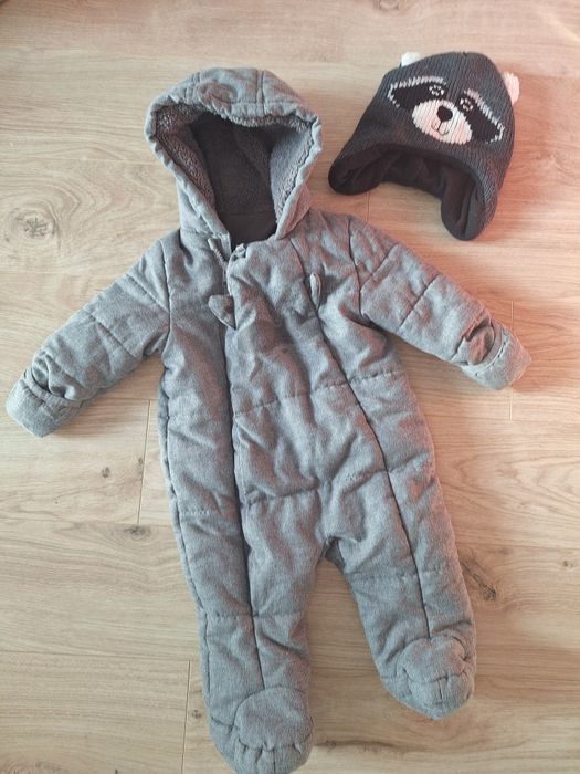 6-18 miesięcy ciepła czapka zimowa z uszkami szop gruba na zimę