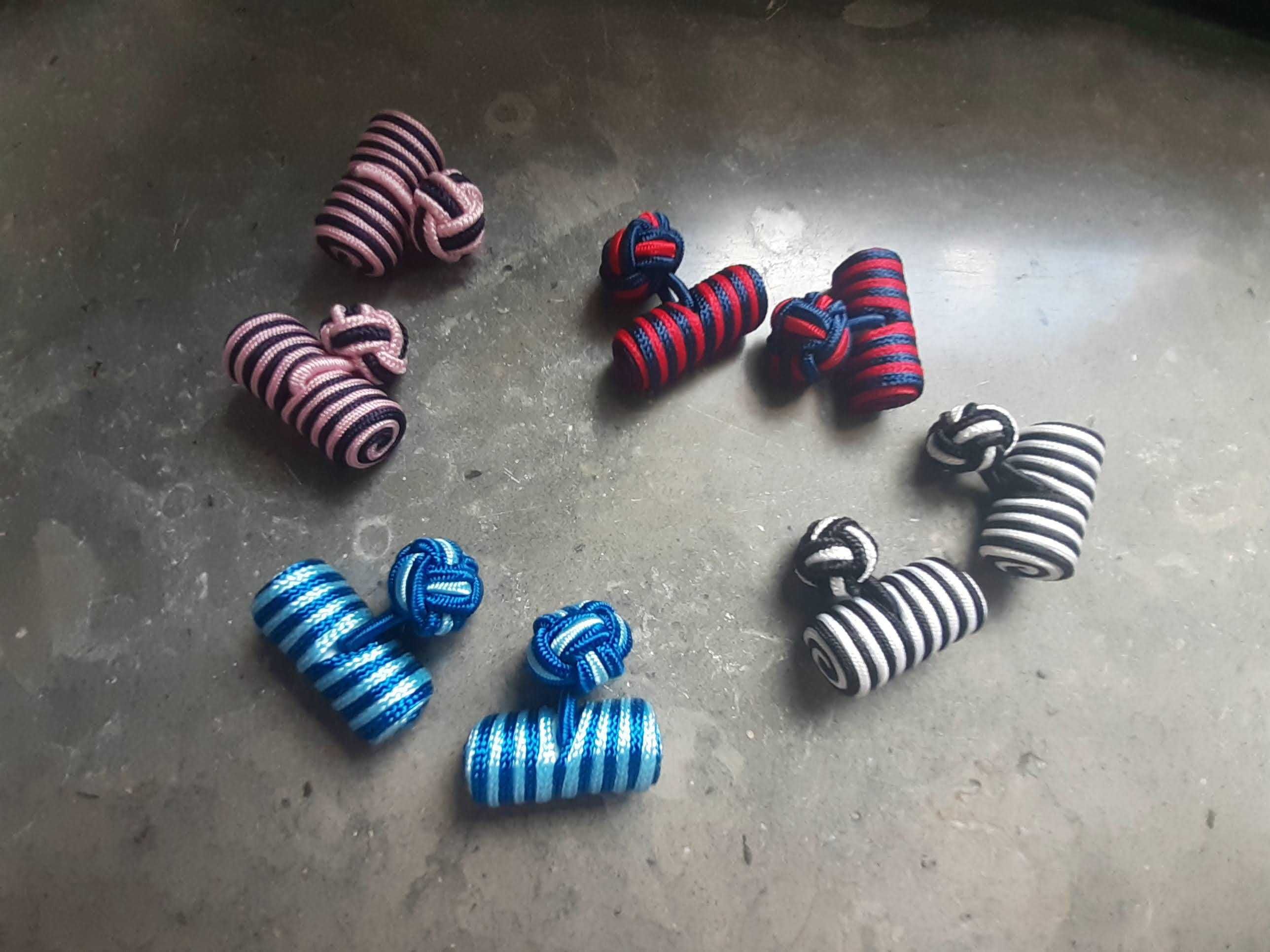 4 pares botões de punho, novos