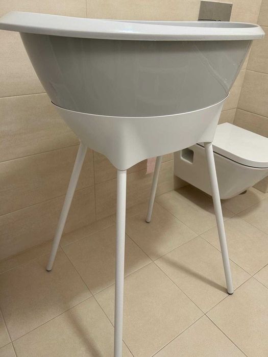 Banheira alta com redutor para bebe