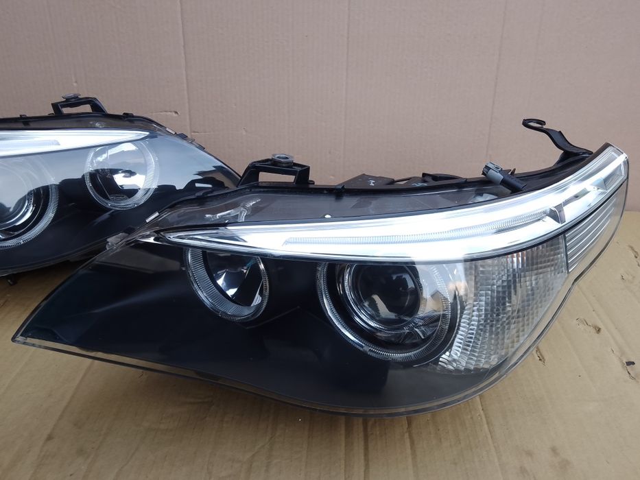 Xenon prawy lewy dynamic skrętny BMW 5 E60 Europa