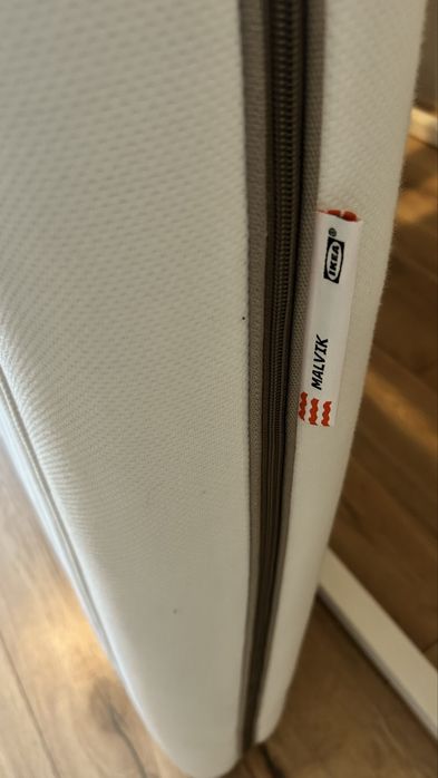 Dwustronne łóżko piętrowe IKEA KURA pomalowana na bialo