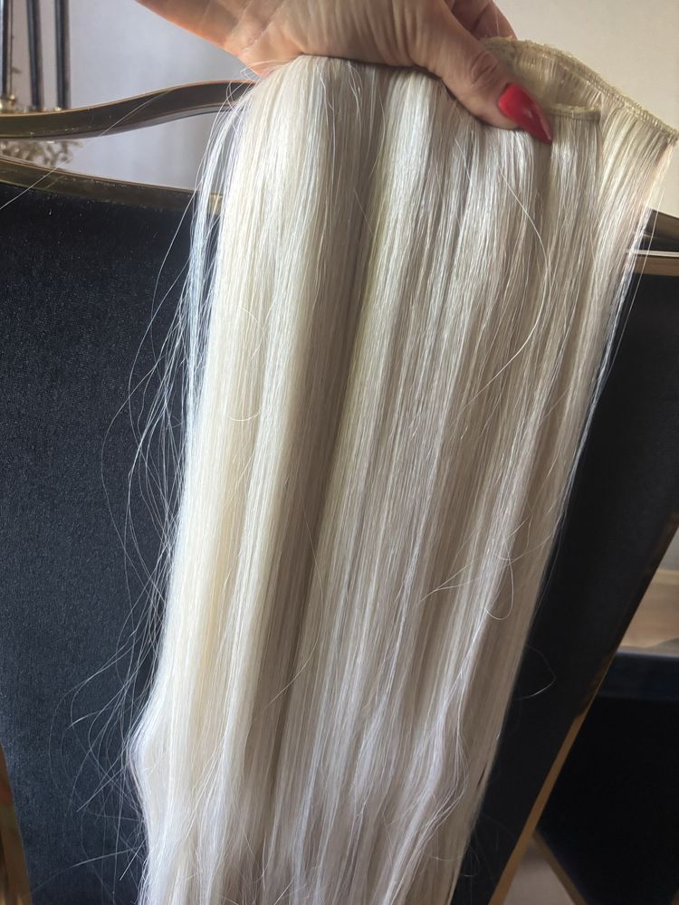Wlosy 2 geste tasmy clip in 70 cm nowe