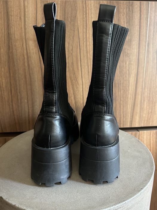 Botas pretas zara bimateria