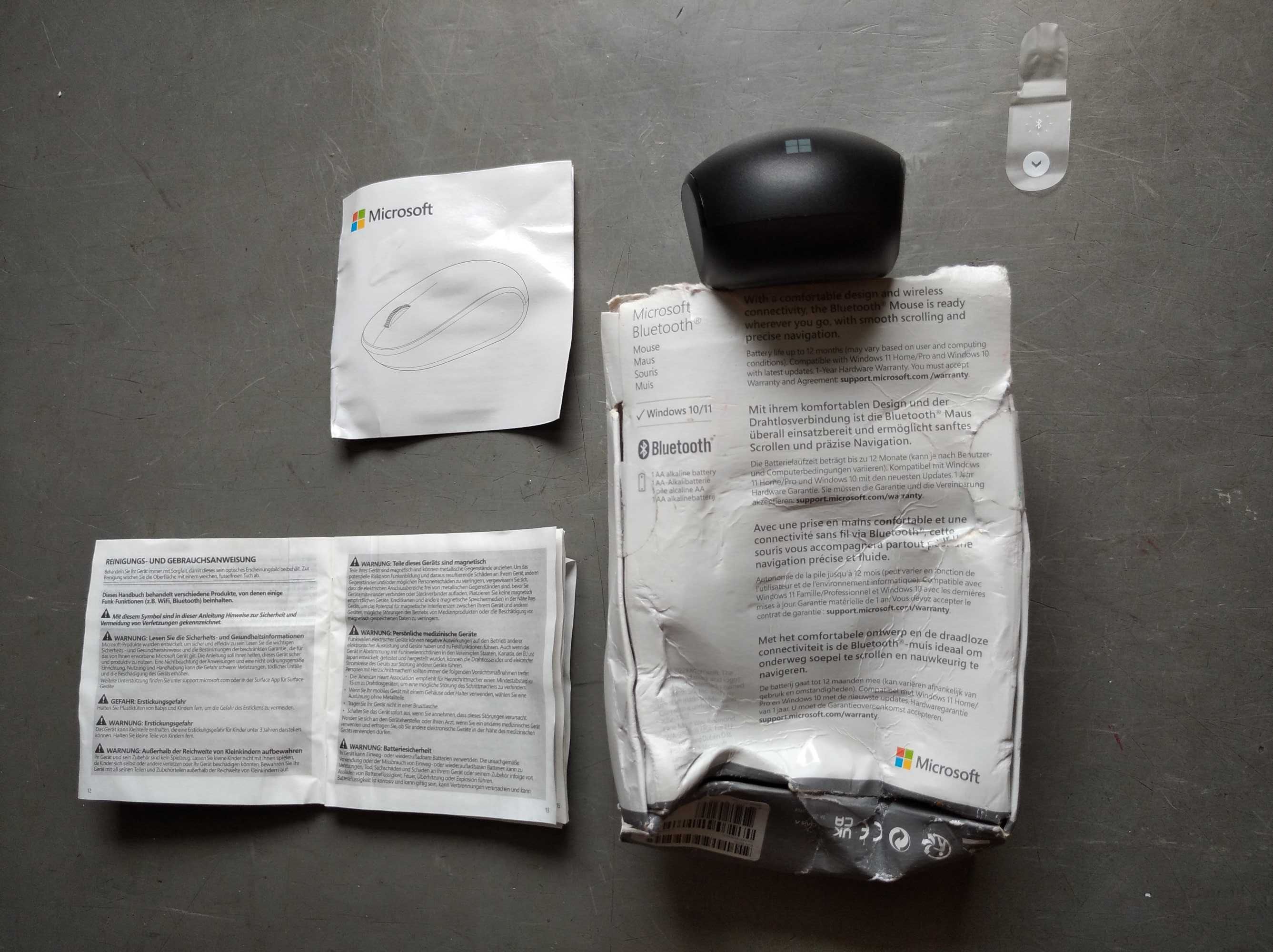 myszka microsoft bluetooth jak nowa pudelko duzo zdjec