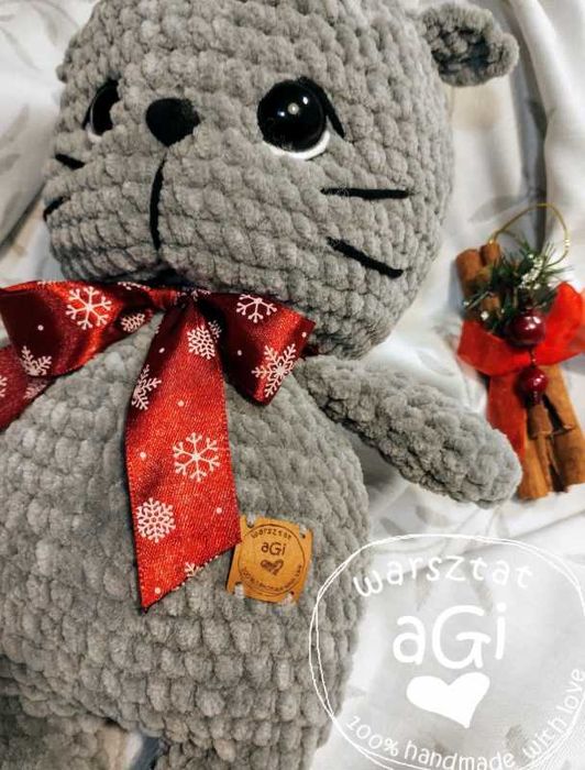 Kotek, maskotka, handmade, prezent