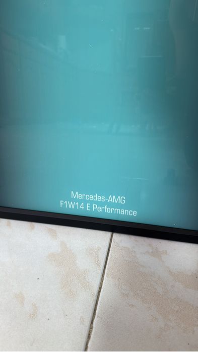 Quadro em madeira e acrilico para mercedes amg f1 w14