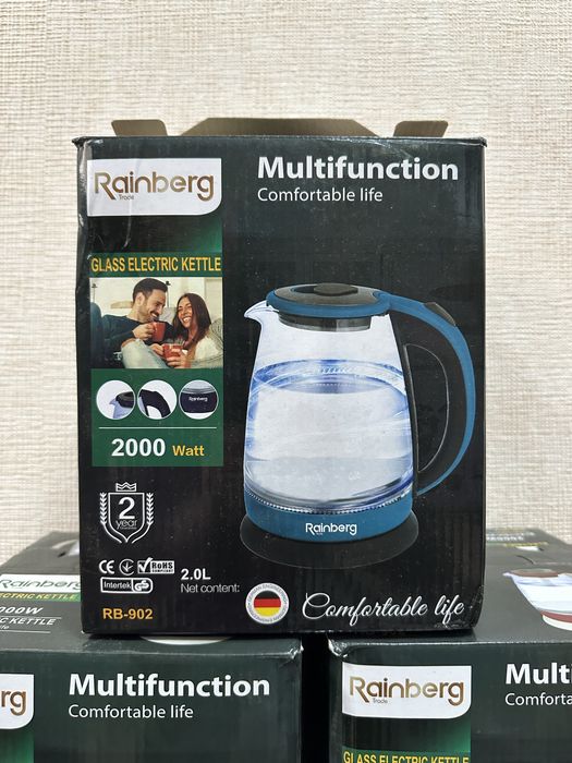 Електрочайник з підсвіткою Rainberg 2200Вт