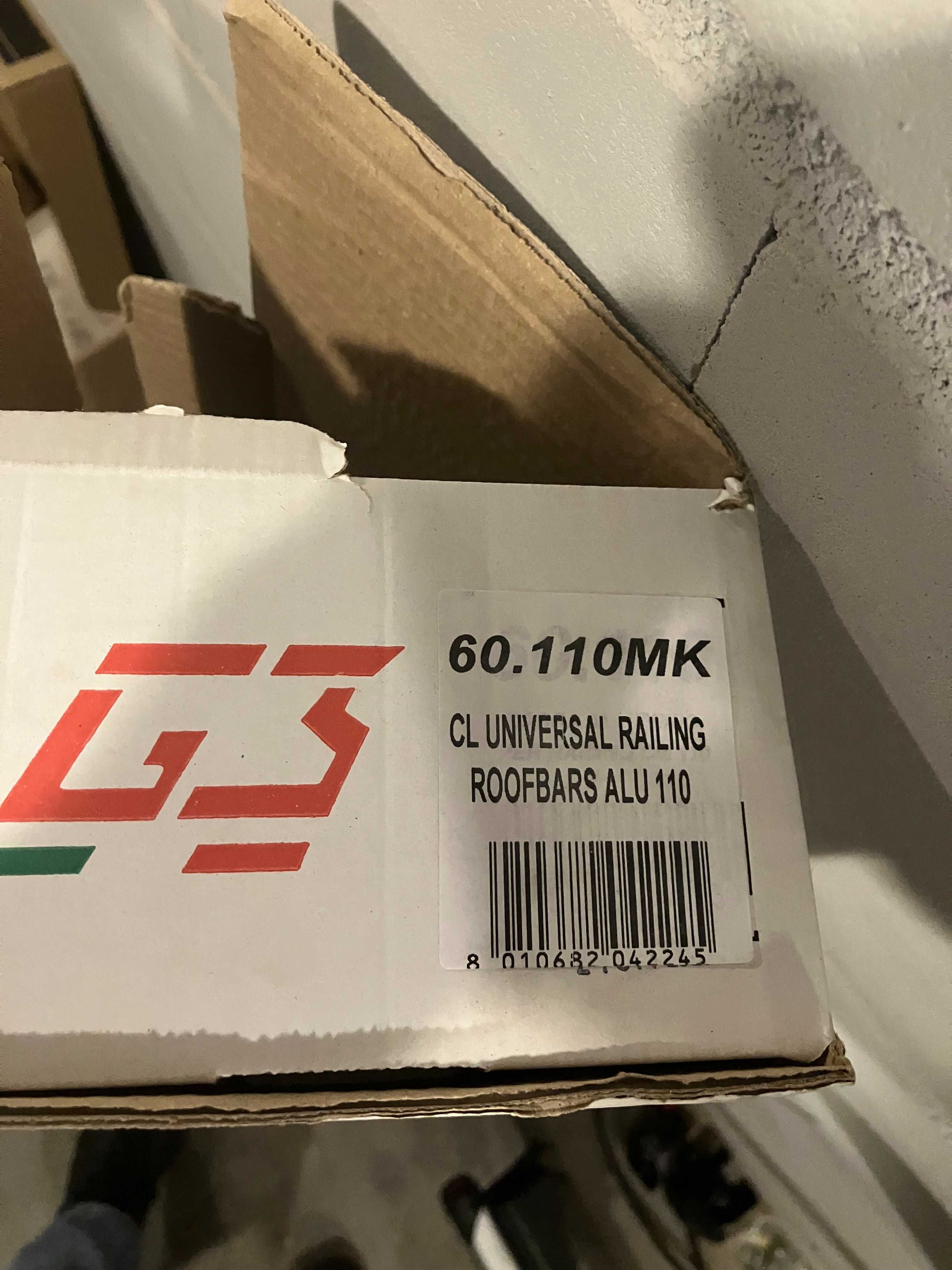 G3 reling CL 60.110 alu - bagażnik dachowy np. na rower