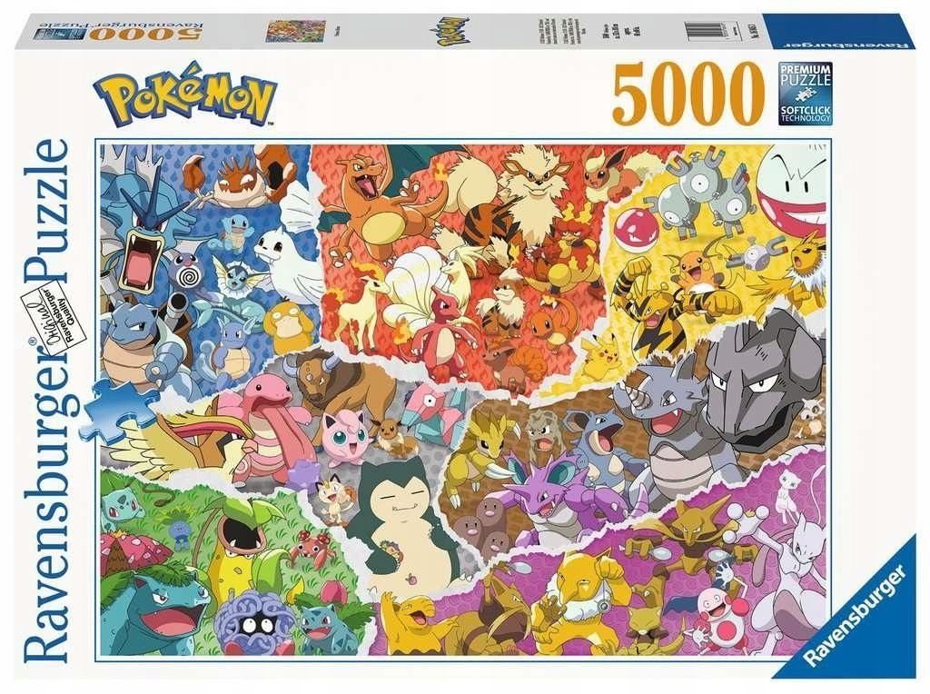 Puzzle 5000 Pokemon, Ravensburger