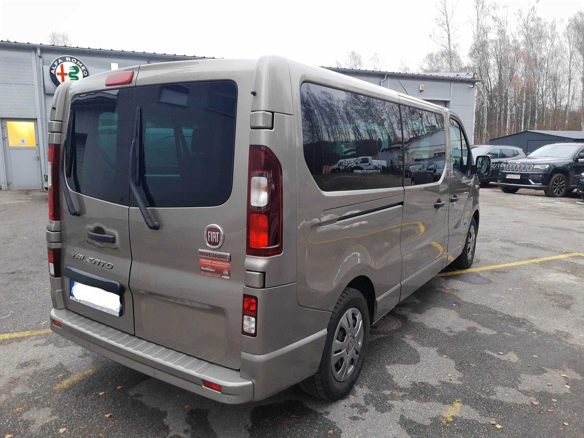 Wypożyczenie Wynajem Busa 9-osobowy 9 osobowego fiat talento long