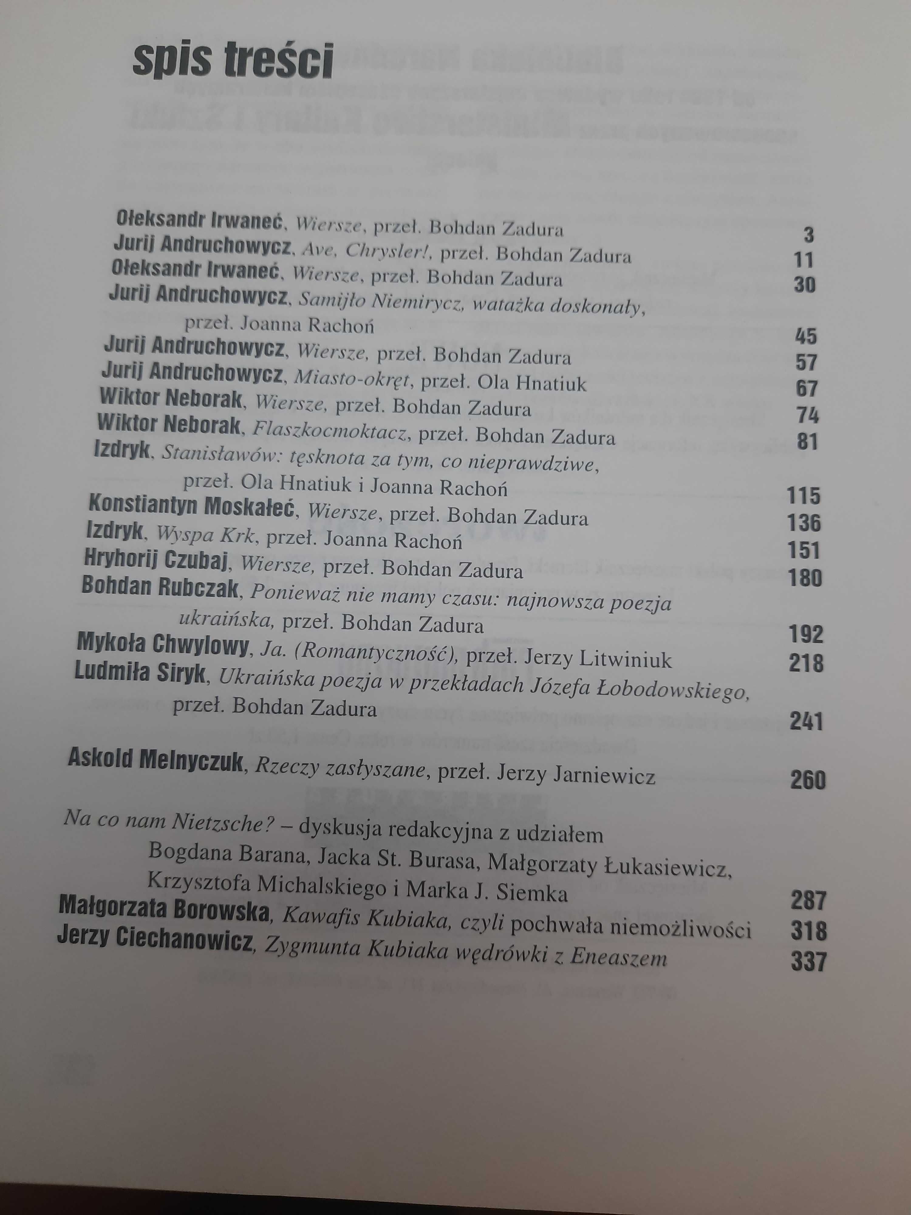 Literartura na Świecie nr 10.1995