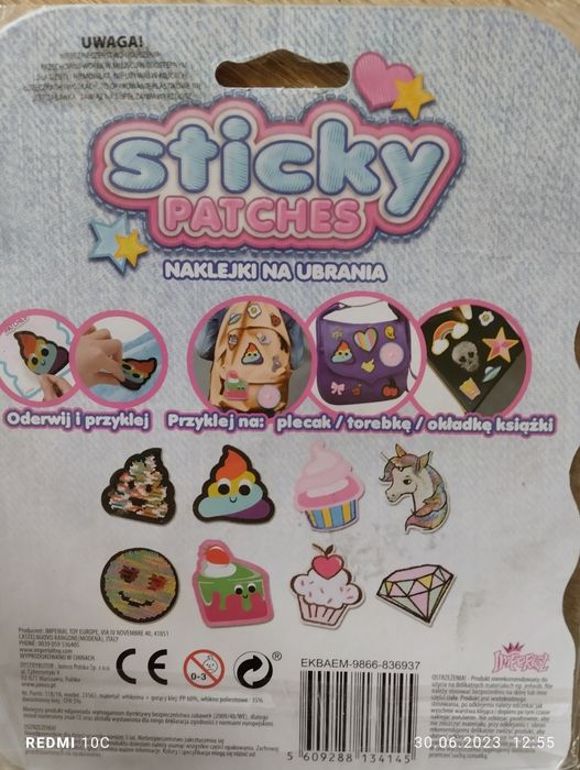 Naklejki na ubrania