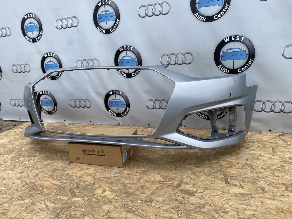 Бампер передній Audi A4 B9 Restaling ауді а4 б9 бампер передній рестал