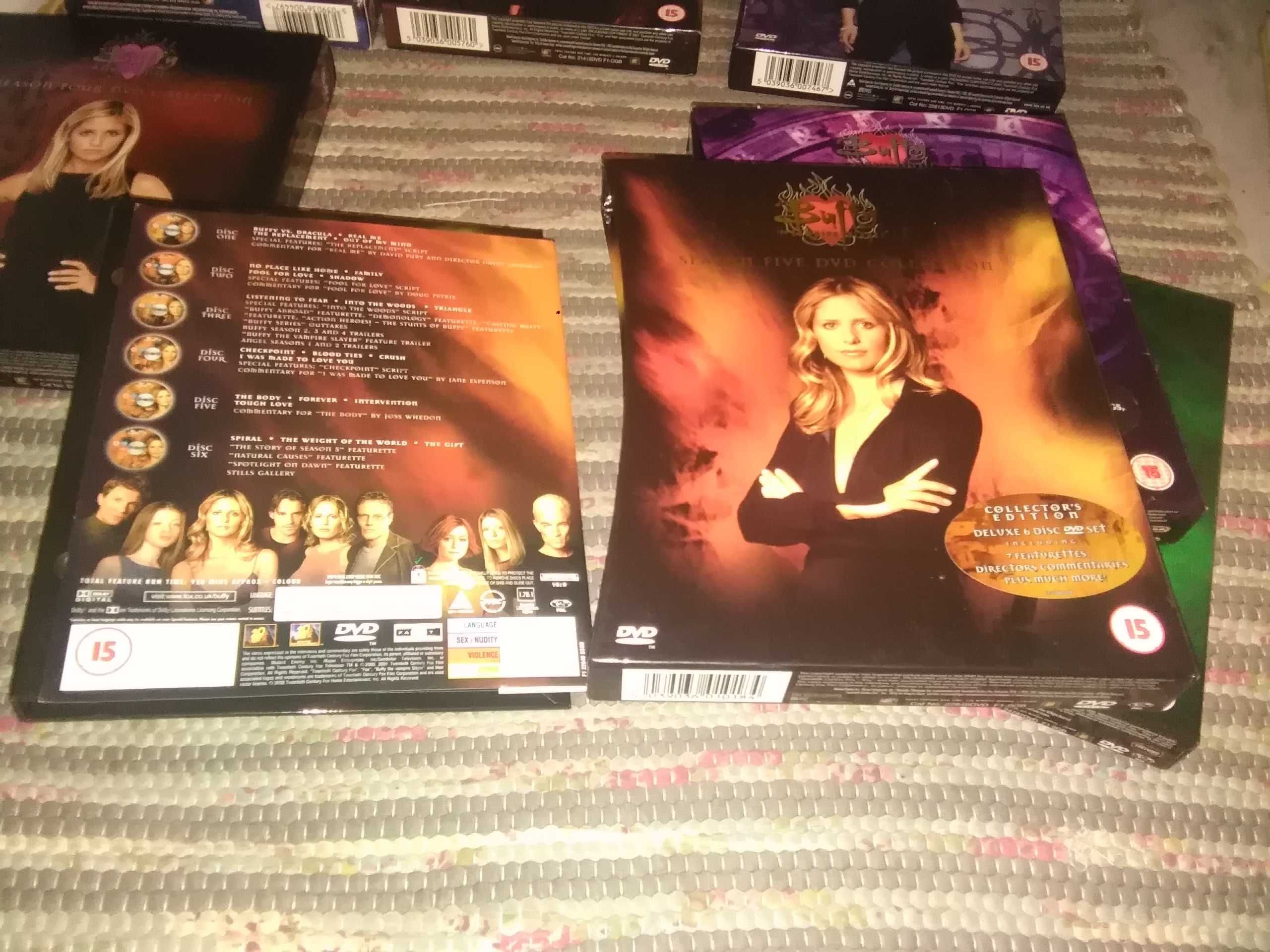 Buffy the vampire slayer 5 season completas em Dvd
