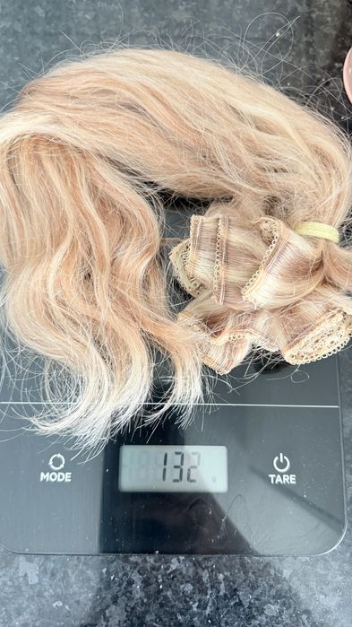 Vendo cabelo humano 130g no grampo