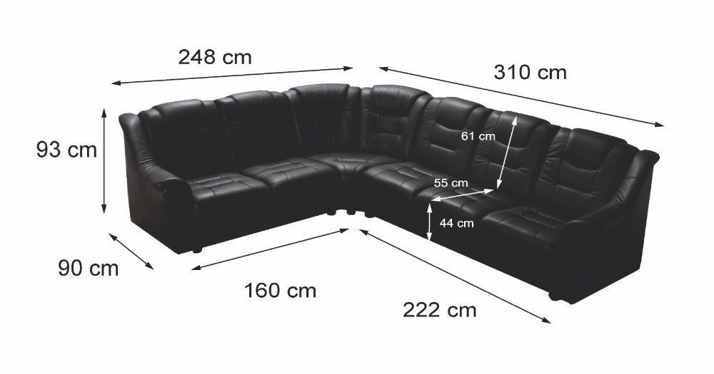 Narożnik wersalkowy 3R2 "KAROL" tkanina PRODUCENT