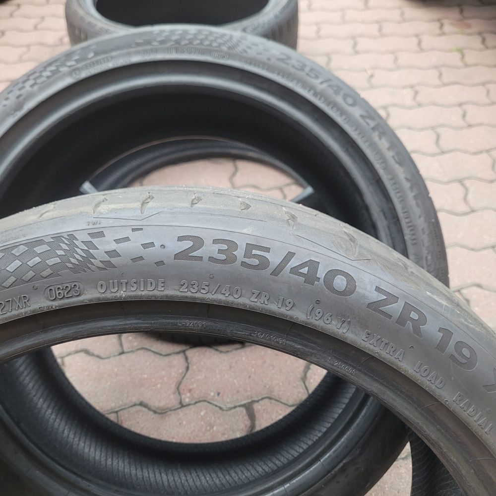 Opony Continental sportcontact 7 2x 265/35r19 2x 235/40/19  2023r
