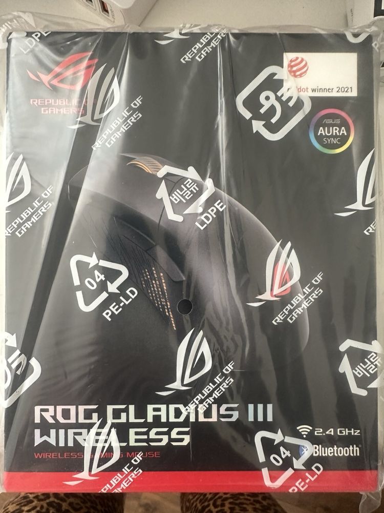 Оригінальна нова Ігрова миша Asus ROG Gladius III WL Black 19000dpi
