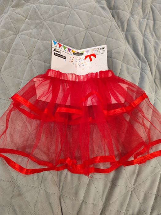 Спiдниця фатинова червона