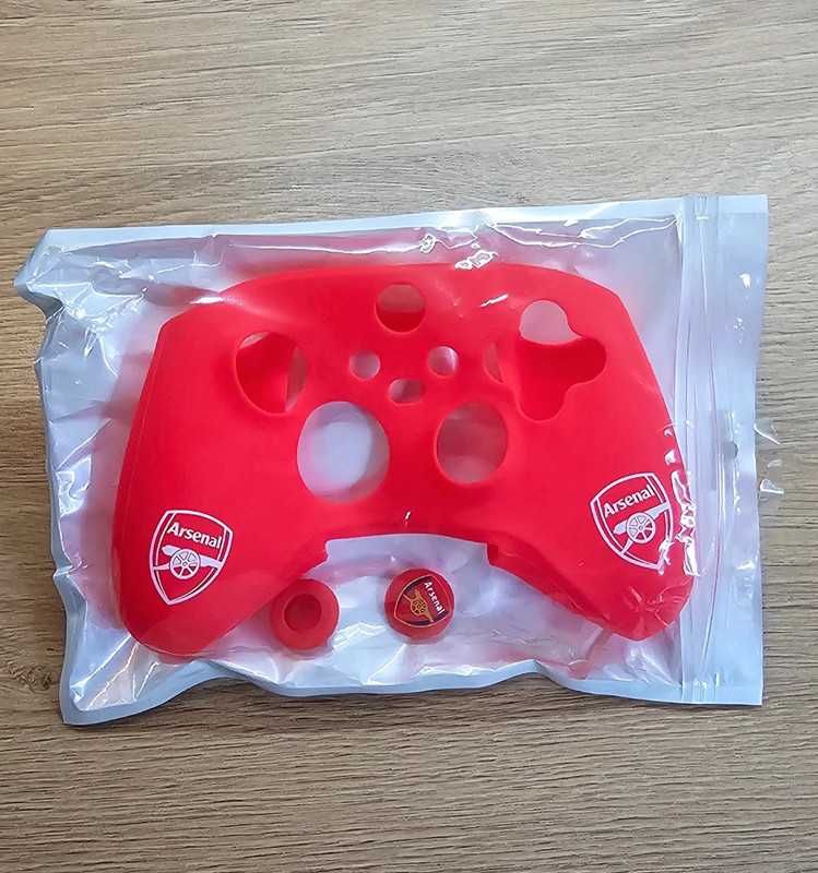 Silikonowy pokrowiec etui antypoślizgowe pad kontroler Xbox Arsenal FC