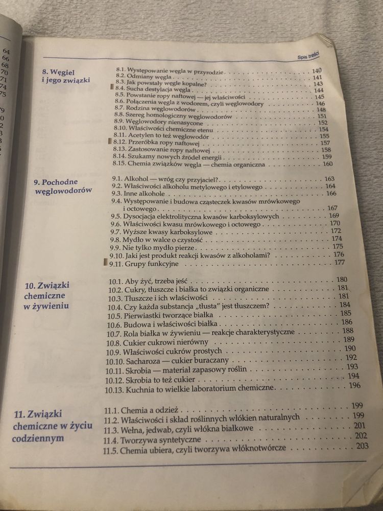 Chemia szkoła podstawowa w gimnazjum podręcznik kwasy zasady alkohole