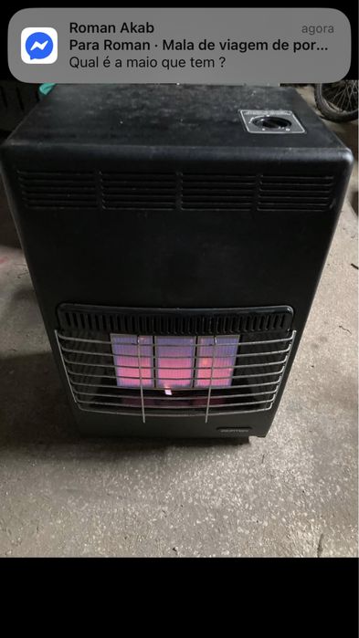 Aquecedor a gaz de bilha worten em bom estado bom es