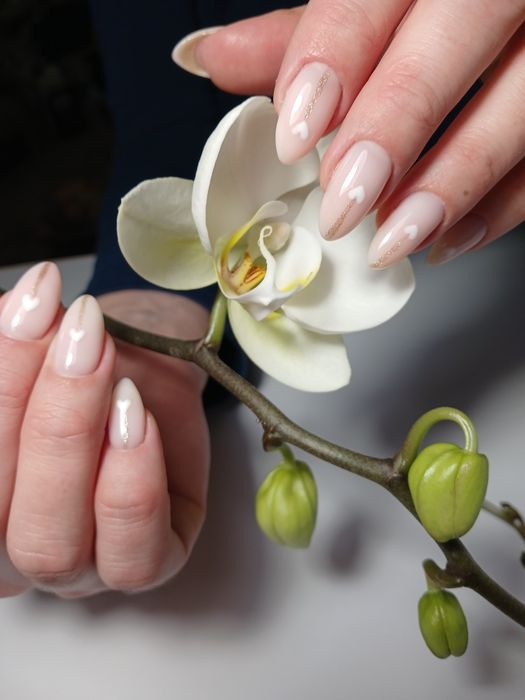 Манікюр.Гкль-лак.Крєс.