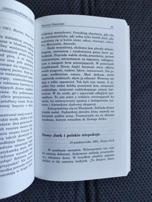 Amerykańskie cienie autorstwa Wojciecha Karpińskiego 1997 rok