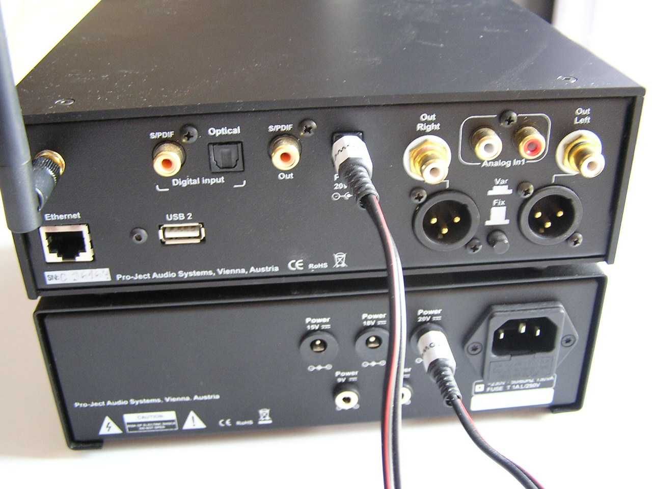 Pro-Ject Stream Box RS + Pro-Ject Power Box MaiA Zasilacz Liniowy