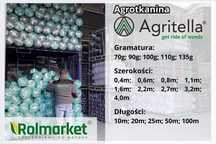 Agrotkanina 70g 90g 110g 135g czarna na CHWASTY Różne wymiary Import