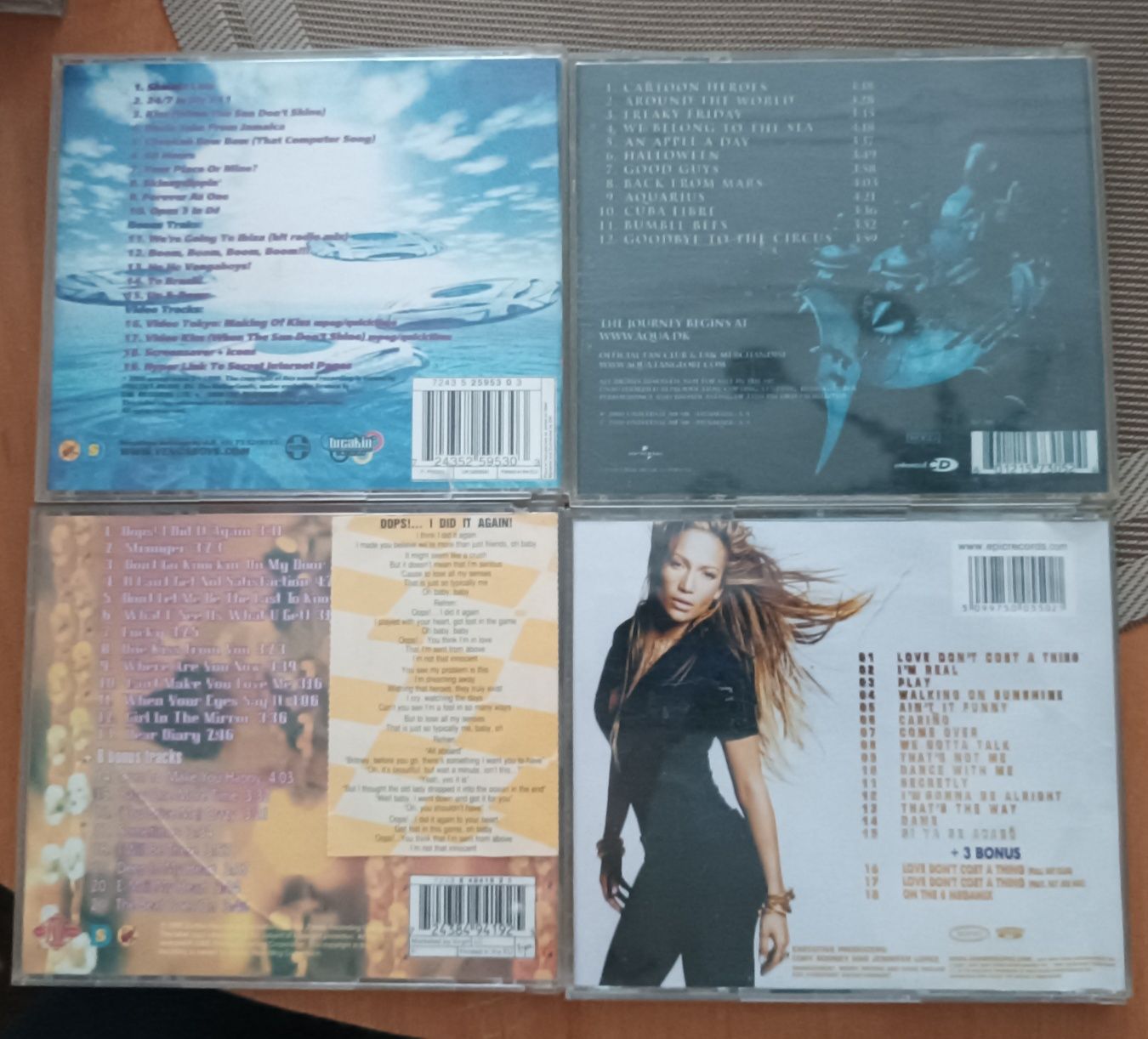 4 płyty CD z muzyką