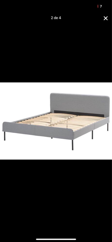 Cama Casal Slattum Ikea