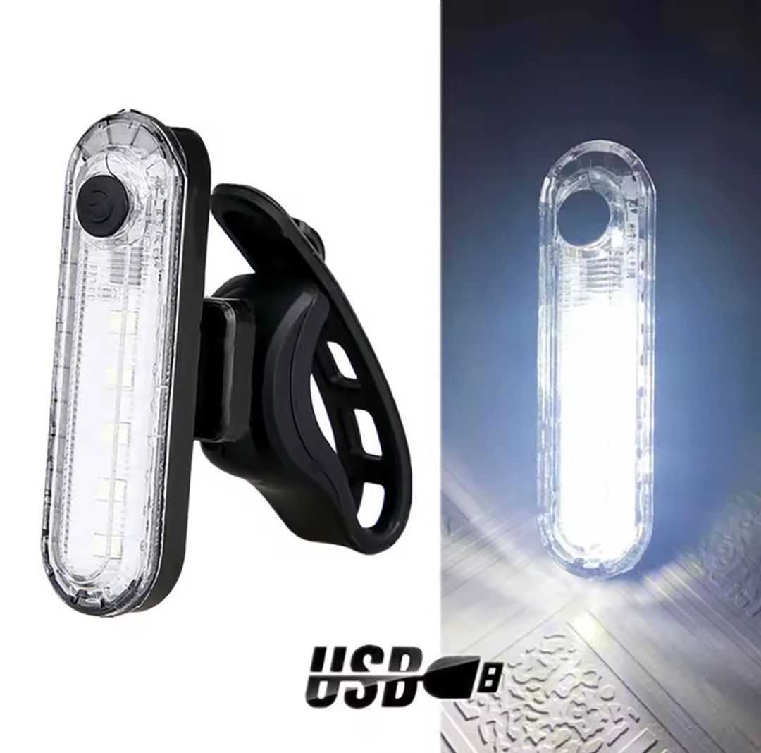 Komplet oświetlenia do roweru LED USB 30g 4 tryby 330mA Komplet a'2