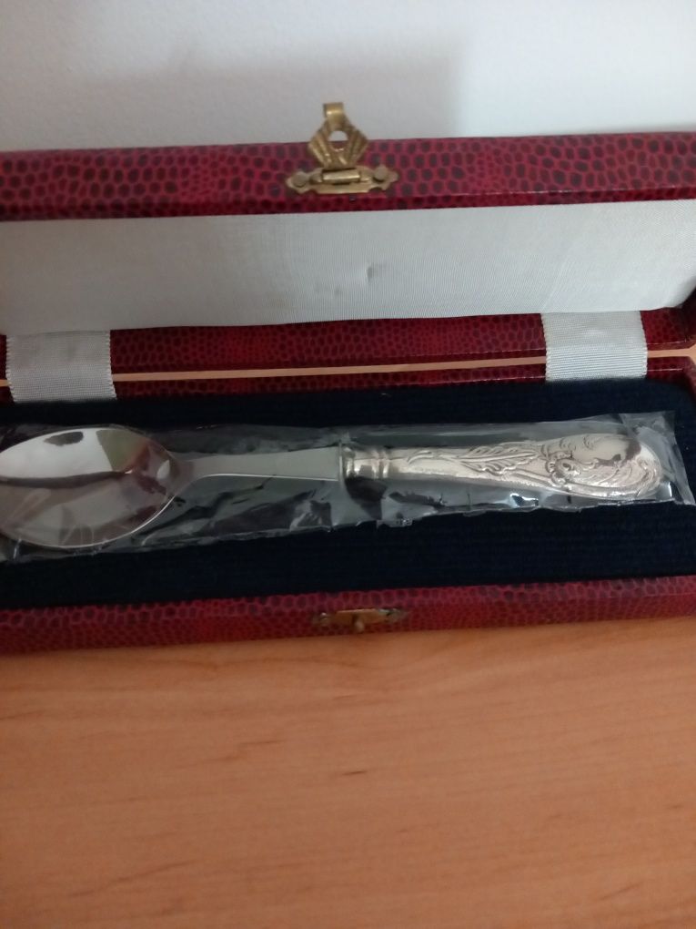 Colher de sobremesa em prata (NOVA)