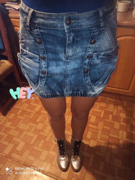 Spódnica bombka jeans roz S/M