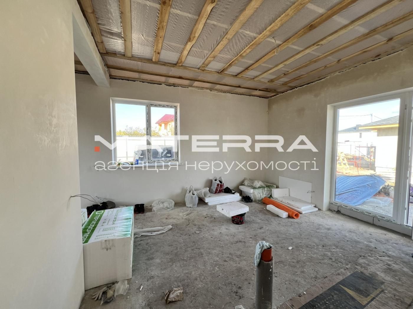 Тарасівка - Юрівка продаж нового будинку 90м2 с ГАЗОМ