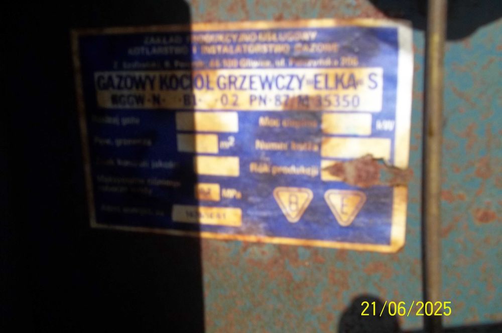 piec gazowy do przeróbki