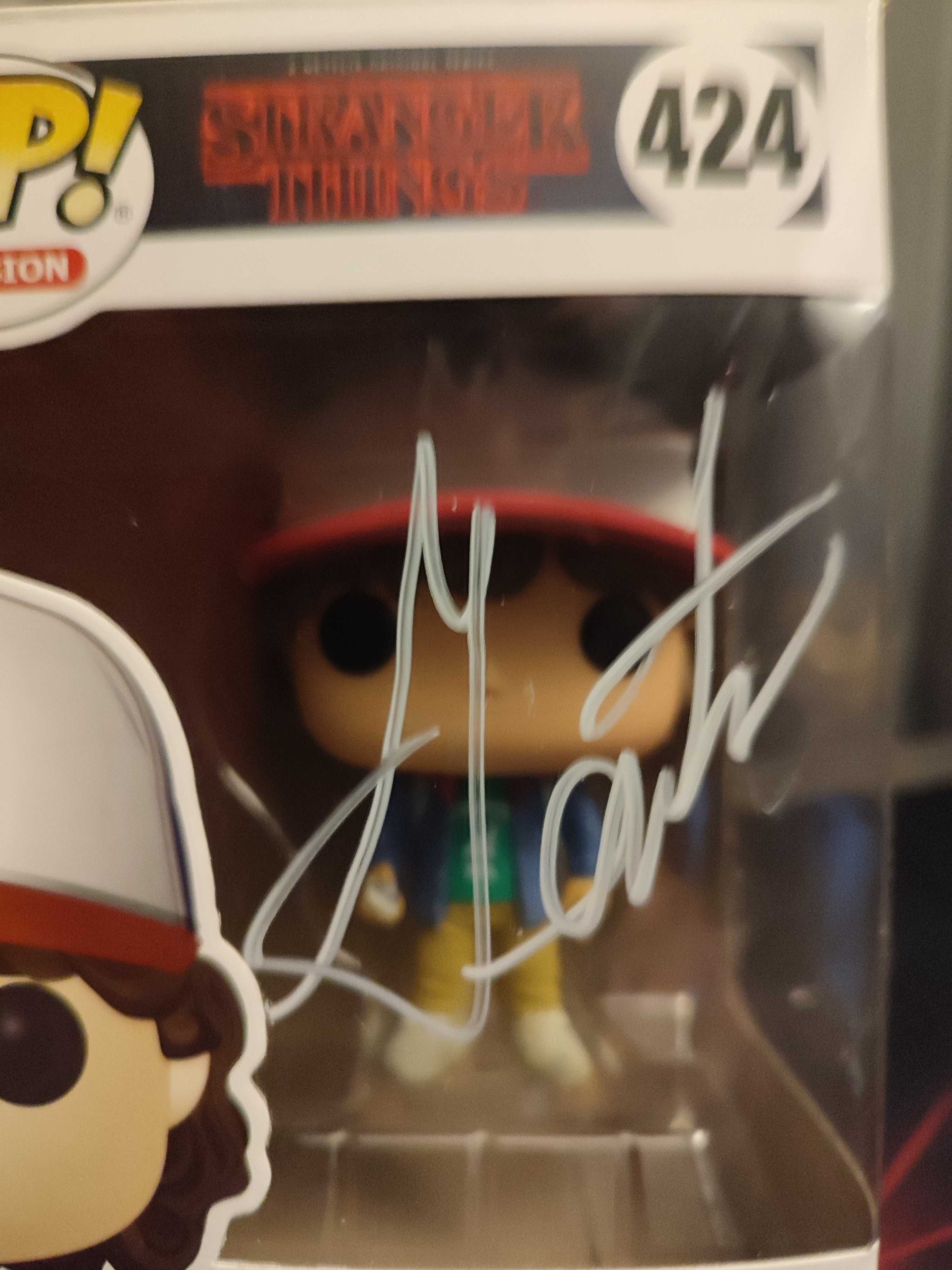 Funko POP Dustin Stranger Things Autograph