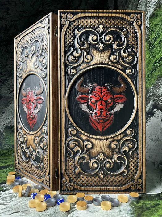 Єлітні Нарди з дерева від виробника з унікальним та якісним різбленням