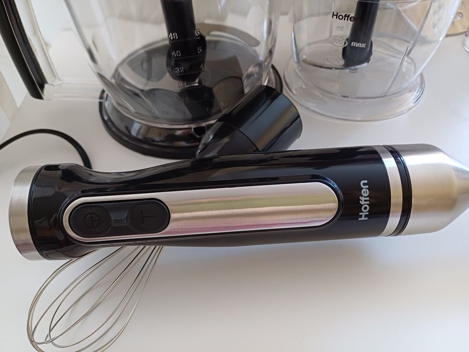 Blender ręczny, OKAZJA,  z malakserem 5w1- NOWY,  1000 W, Hoffen