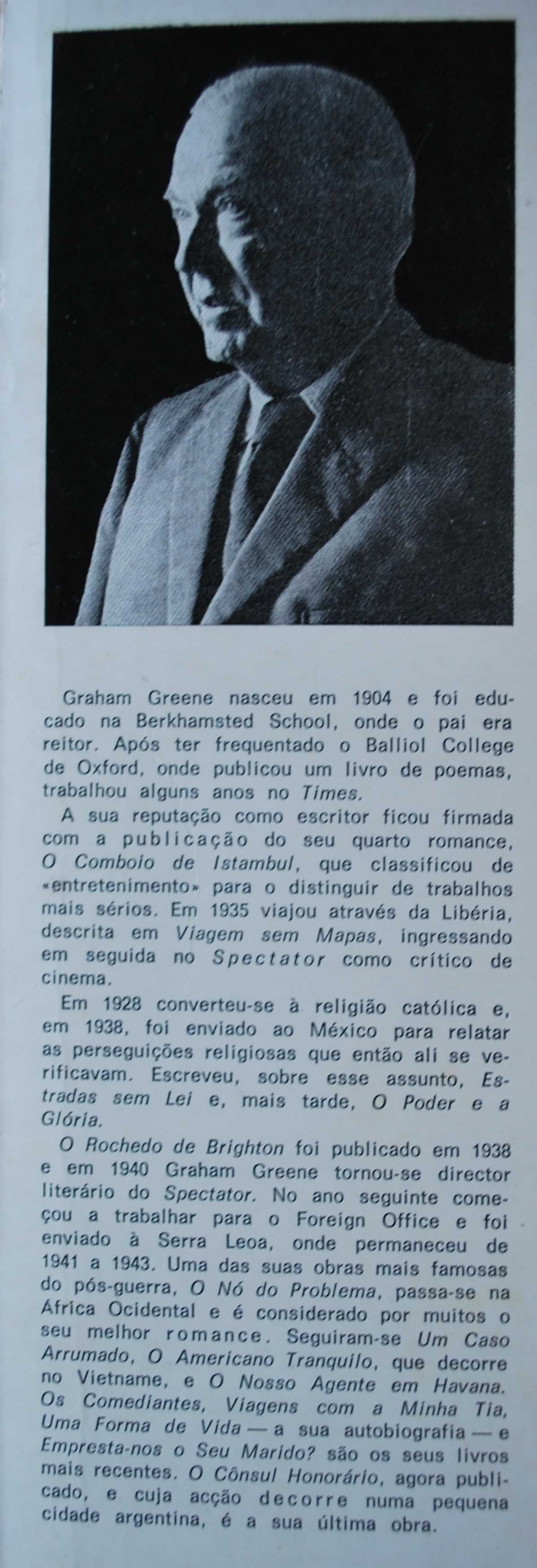 O Consul Honorário de Graham Greene -1ª Edição 1973