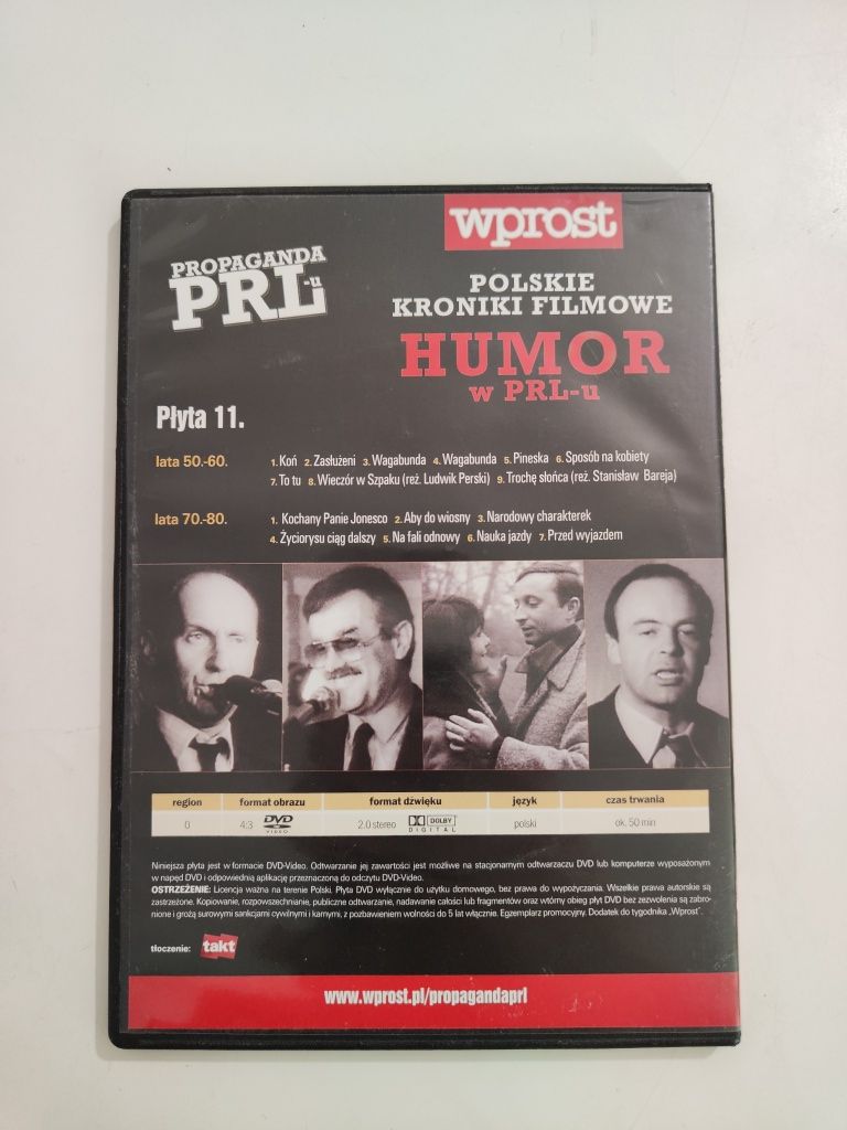Propaganda PRL-u Humor w PRL-u Polskie kroniki filmowe - płyta DVD