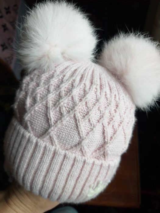 Шапочки зимові для дівчинки